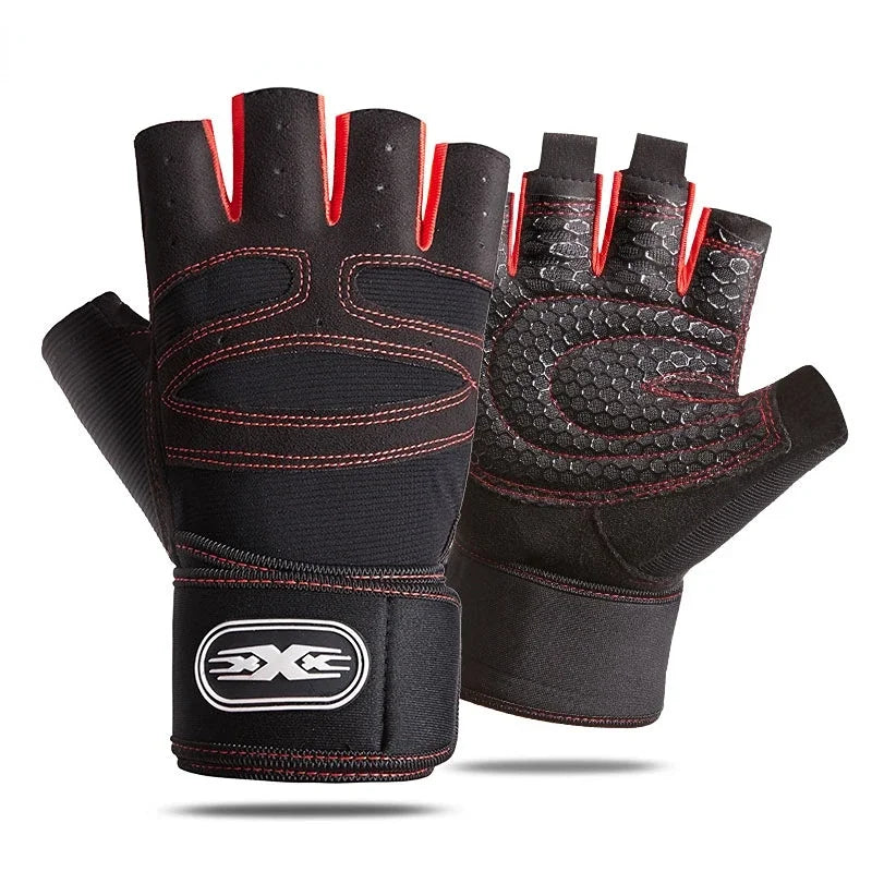 Heavyweight Gym Gloves – Non-Slip Weightlifting & Workout Gloves with Wrist Guard